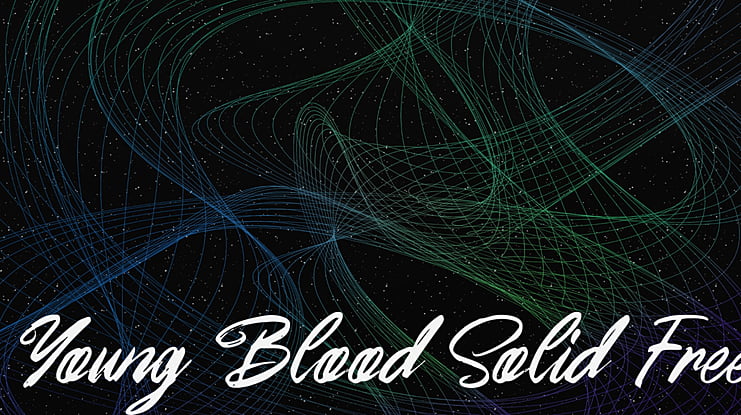 Young Blood Solid Free Font