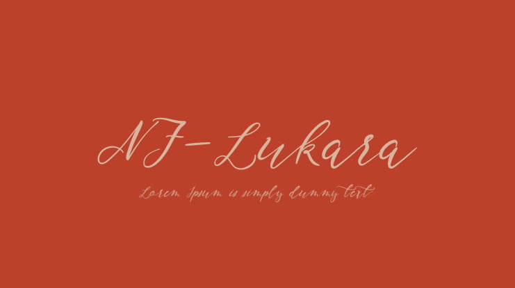 NF-Lukara Font