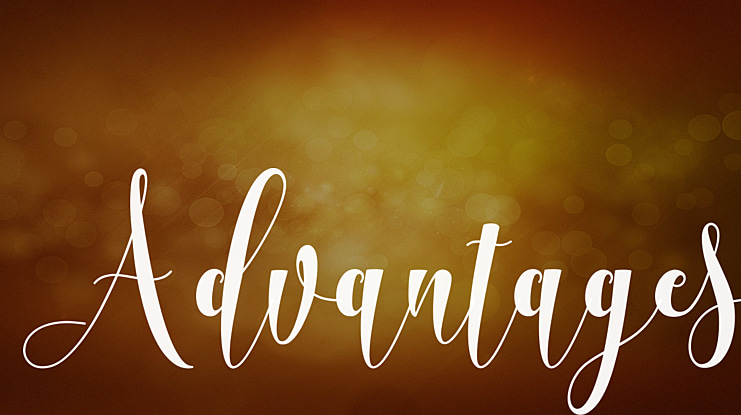 Advantages Font