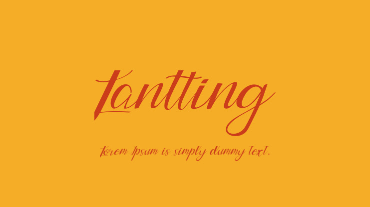 Lantting Font