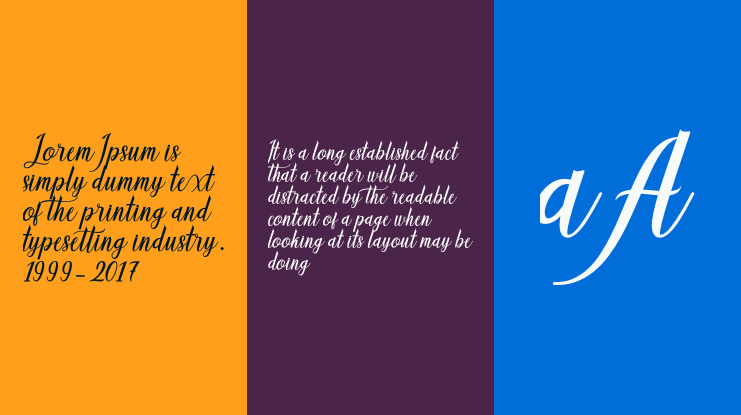 Callisa Script Font