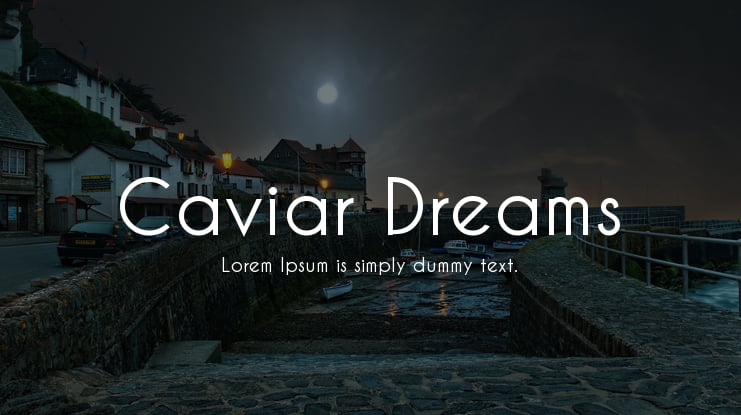 Caviar Dreams Font Family