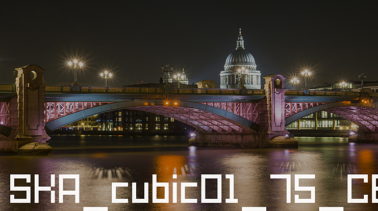 SKA Cubic 01_75 CE Font