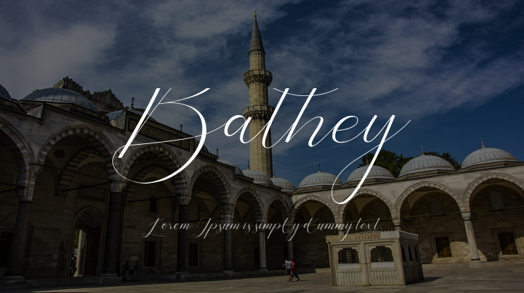 Bathey Font
