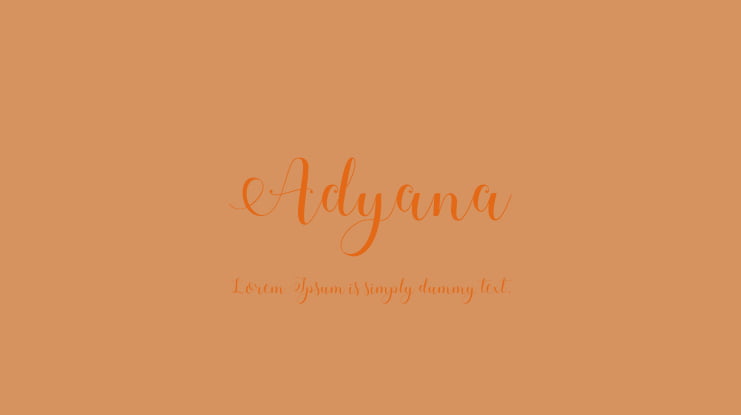 Adyana Font