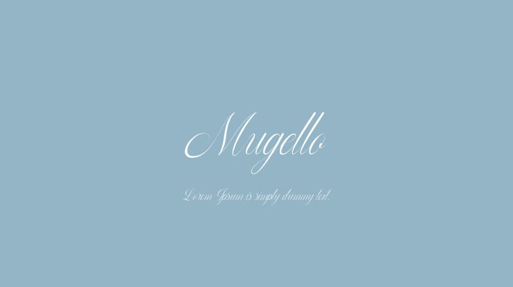 Mugello Font