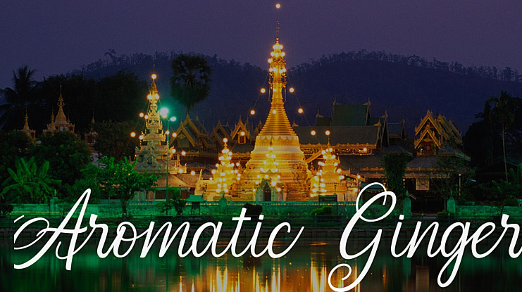 Aromatic Ginger Font