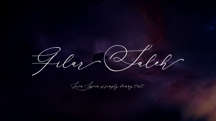 Gilar Saleh Font