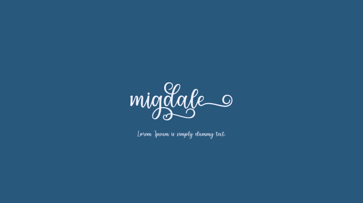 migdale Font