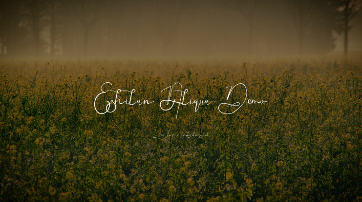 Ezhilan Aliqua Demo Font