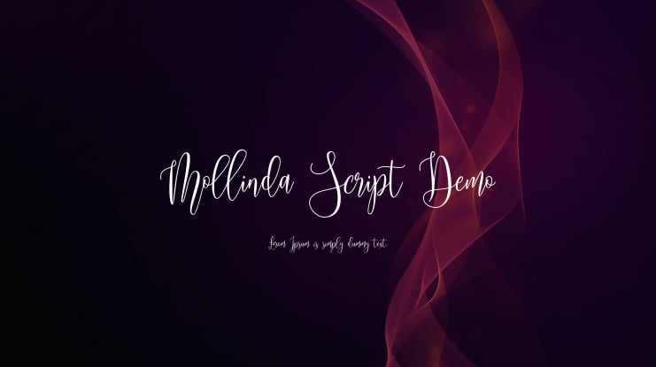 Mollinda Script Demo Font