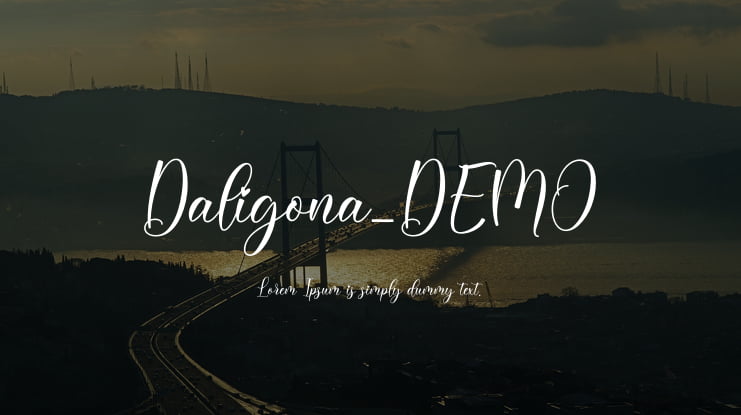 Daligona_DEMO Font
