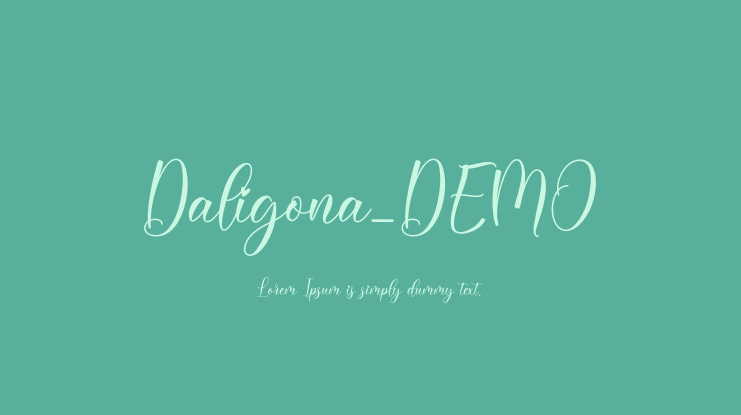 Daligona_DEMO Font