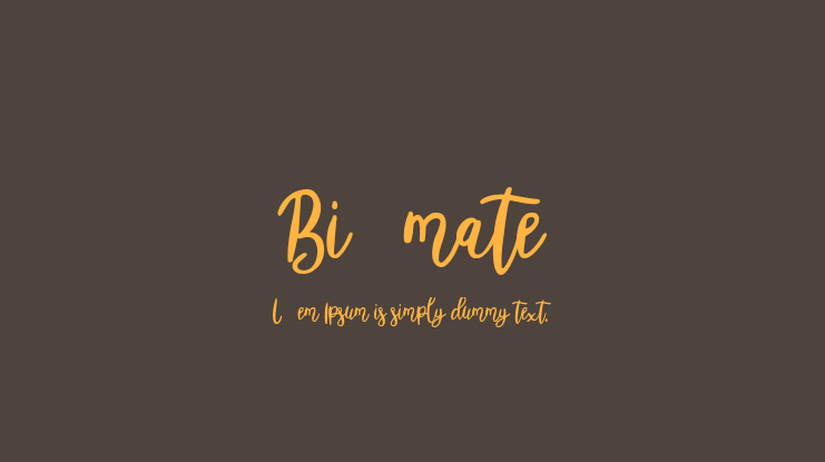 Billmate Font