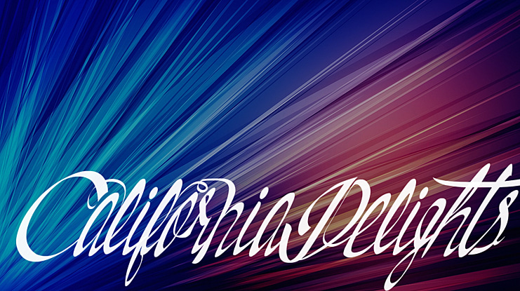 CaliforniaDelights Font