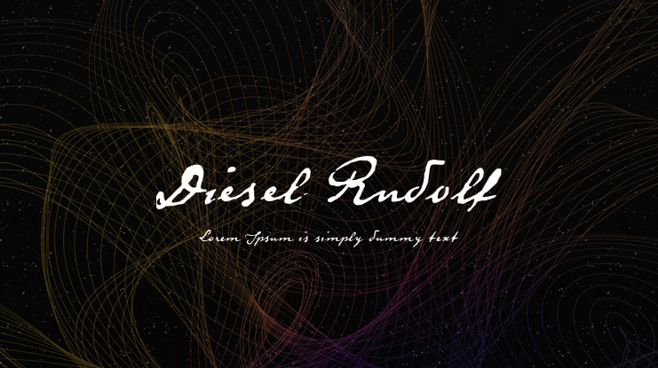 Diesel Rudolf Font