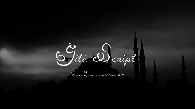 Gita Script Font