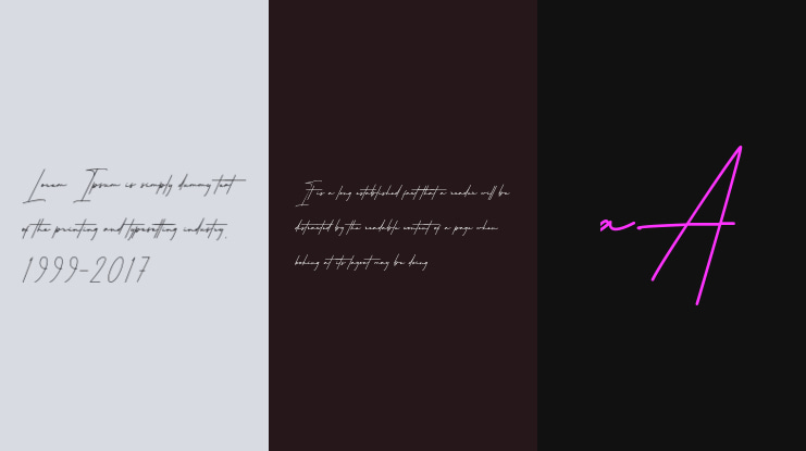 Hatshows Signature Font