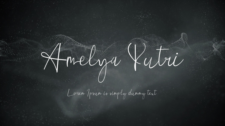 Amelya Putri Font