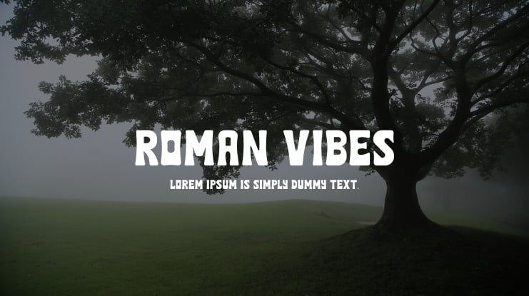 Roman Vibes Font