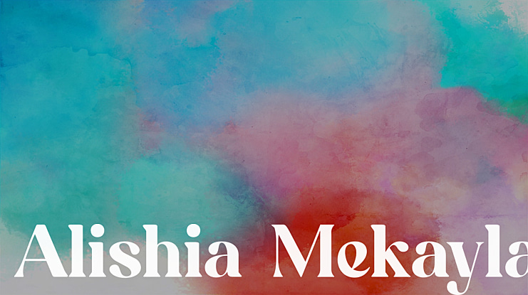 Alishia Mekayla Font