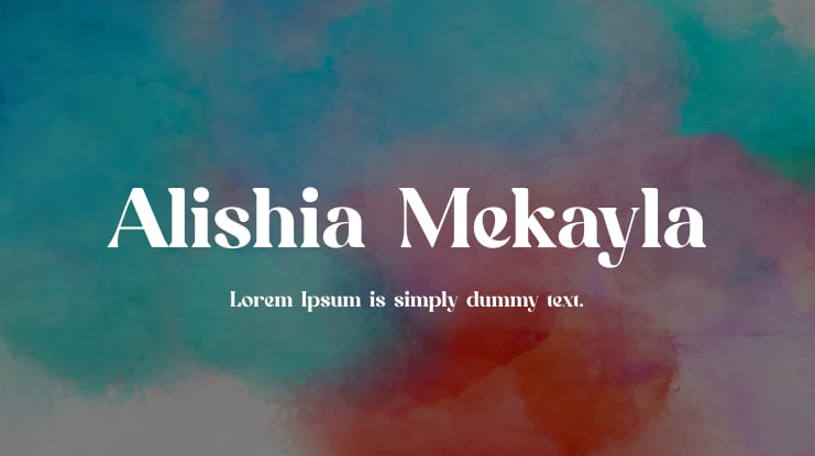 Alishia Mekayla Font