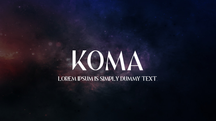 Koma Font