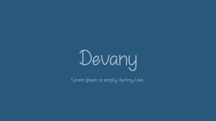 Devany Font