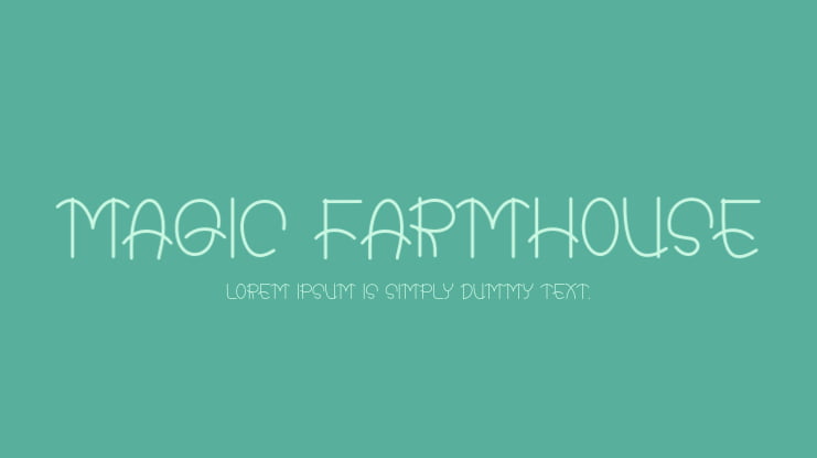 Magic Farmhouse Font