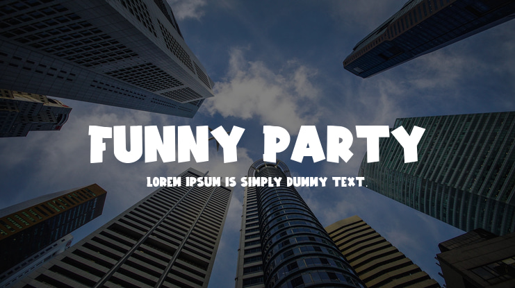 Funny Party Font