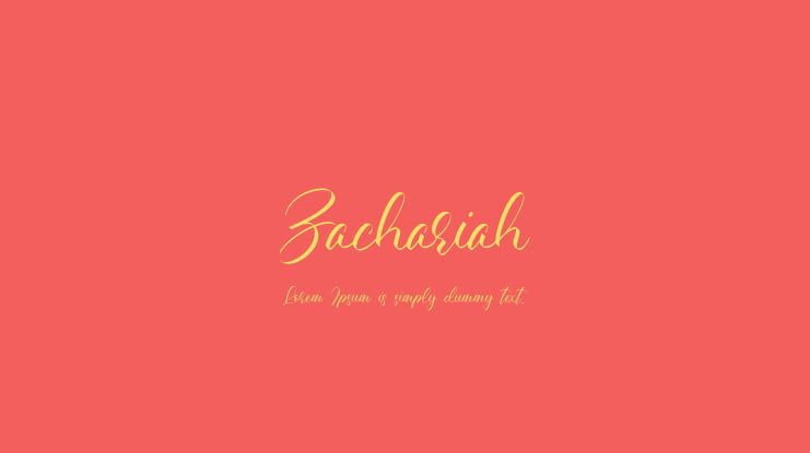 Zachariah Font