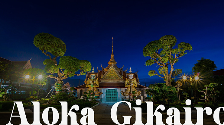 Aloka Gikairo Font