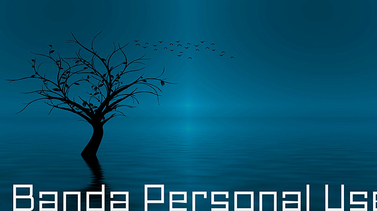 Banda Personal Use Font Family