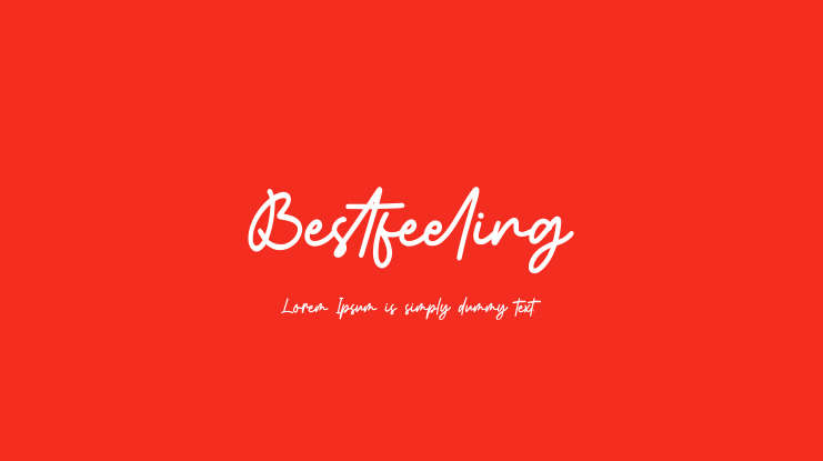 Bestfeeling Font