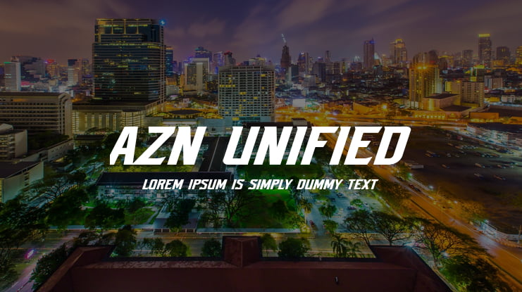 AZN Unified Font