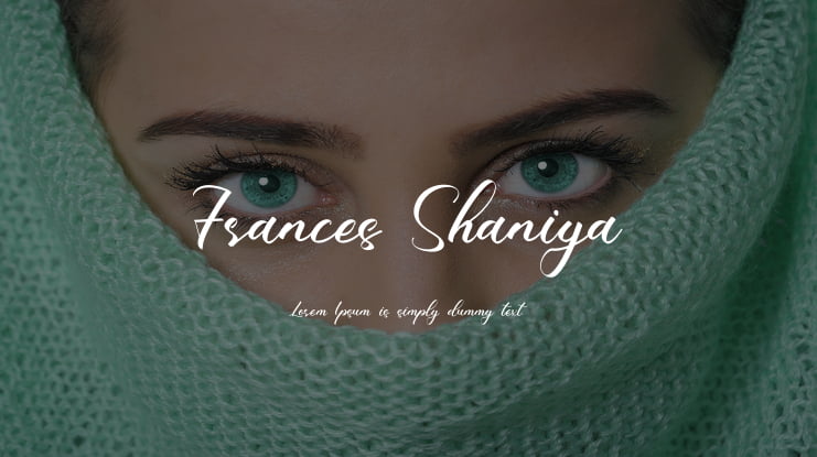 Frances Shaniya Font