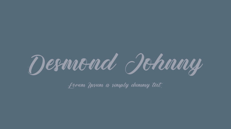 Desmond Johnny Font