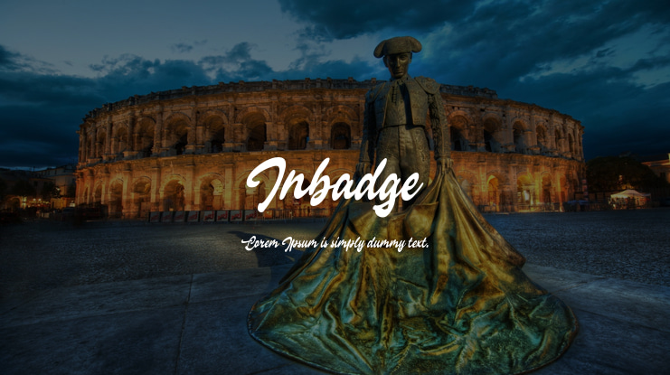 Inbadge Font
