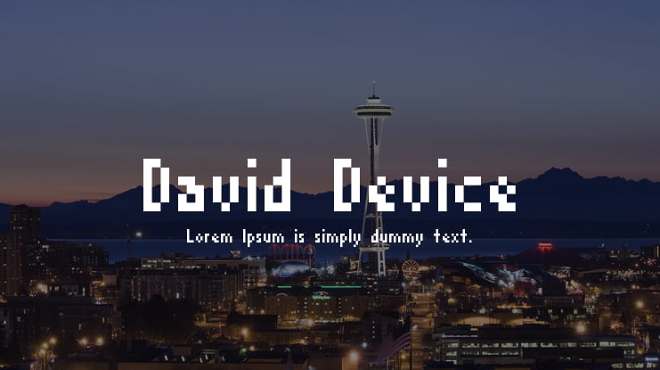 David Device Font