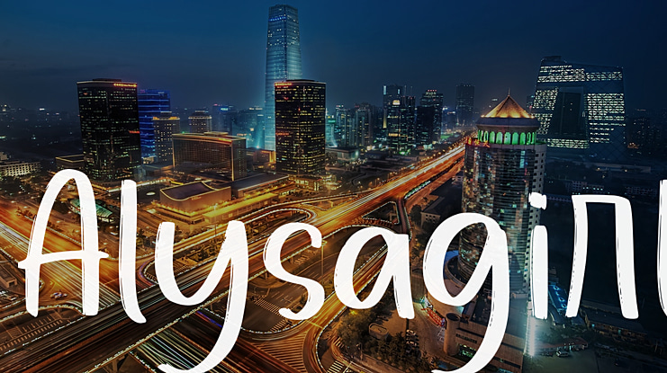 Alysagirl Font