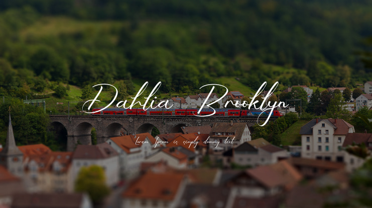 Dahlia Brooklyn Font
