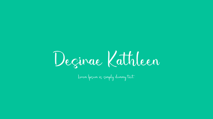 Desirae Kathleen Font