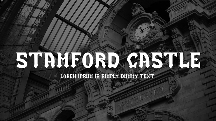 Stamford Castle Font