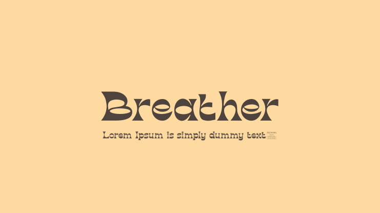 Breather Font