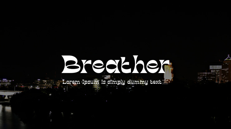 Breather Font