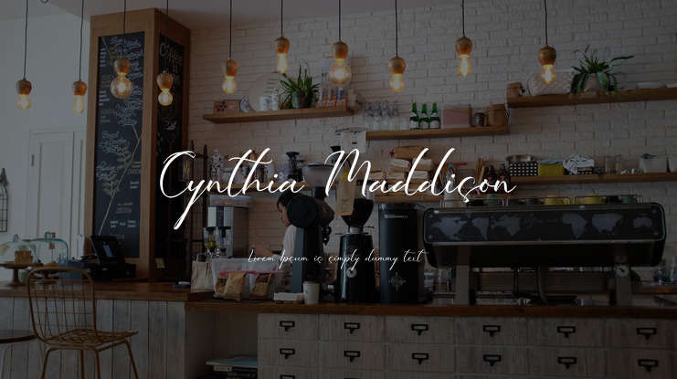 Cynthia Maddison Font