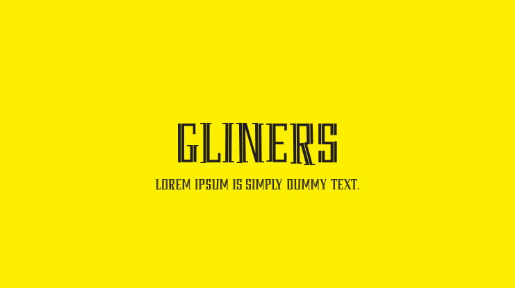 Gliners Font