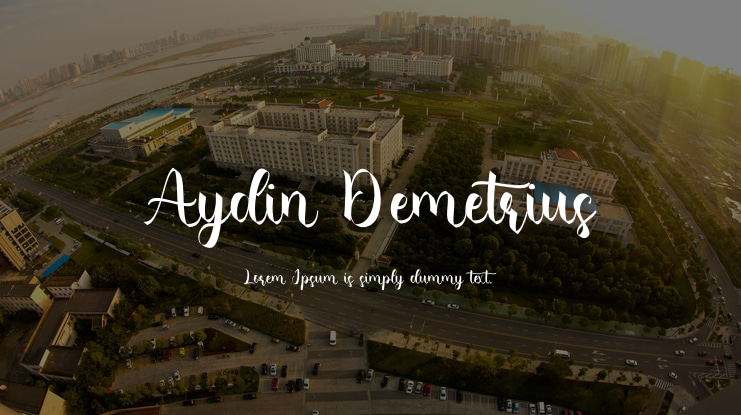 Aydin Demetrius Font