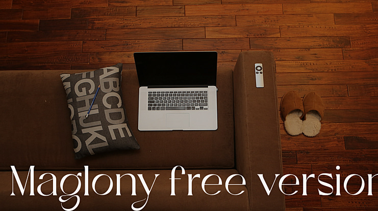Maglony free version Font