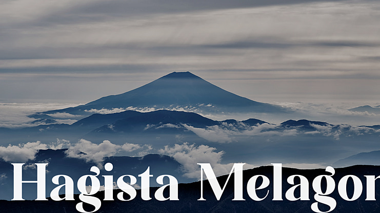 Hagista Melagon Font